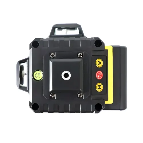 Лазерний рівень Laser Level 4D/16 ліній, 2 АКБ, акумуляторний нівелір самовирівнювальний, YELLOW - фото 3