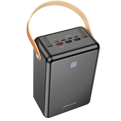 Мобильный аккумулятор Power Bank Borofone BJ32 80000mAh PD20W+QC3.0 22.5W с LED-дисплеем и фонарем - фото 4