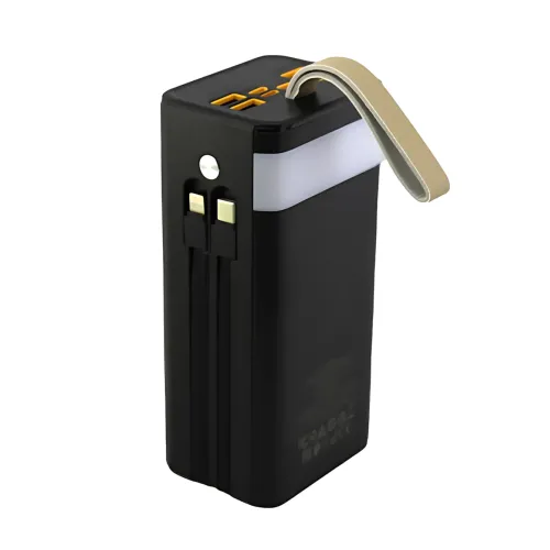 Мобільний зарядний пристрій Power Bank Borofone DBT35A 40000 mAh, 6 пристроїв, PD 20W, LED-дисплей, ліхтар - фото 6