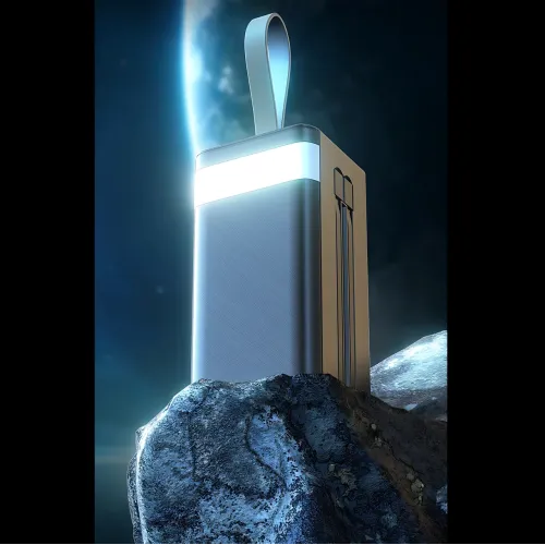 Мобільний зарядний пристрій Power Bank Borofone DBT35A 40000 mAh, 6 пристроїв, PD 20W, LED-дисплей, ліхтар - фото 5