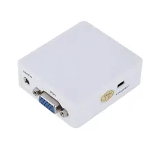Конвертер VGA to HDMI с аудио, кабель-адаптер для преобразования VGA в HD (720P/1080i/1080P)