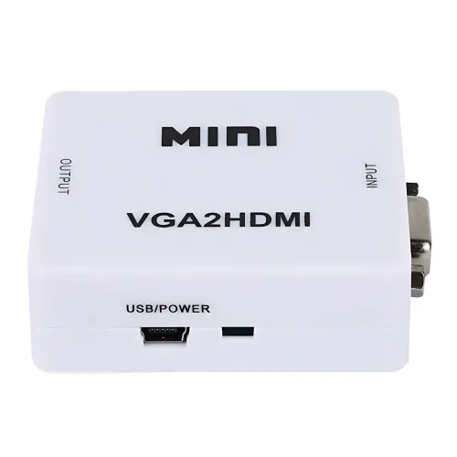 Конвертер VGA to HDMI з аудіо, кабель-адаптер для перетворення VGA на HD (720P/1080i/1080P) - фото 3