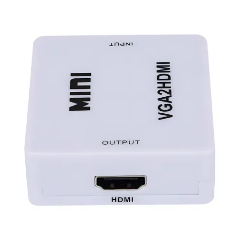 Конвертер VGA to HDMI з аудіо, кабель-адаптер для перетворення VGA на HD (720P/1080i/1080P) - фото 4