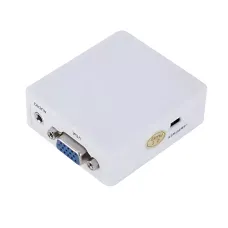 Конвертер VGA to HDMI с аудио, кабель-адаптер для преобразования VGA в HD (720P/1080i/1080P)
