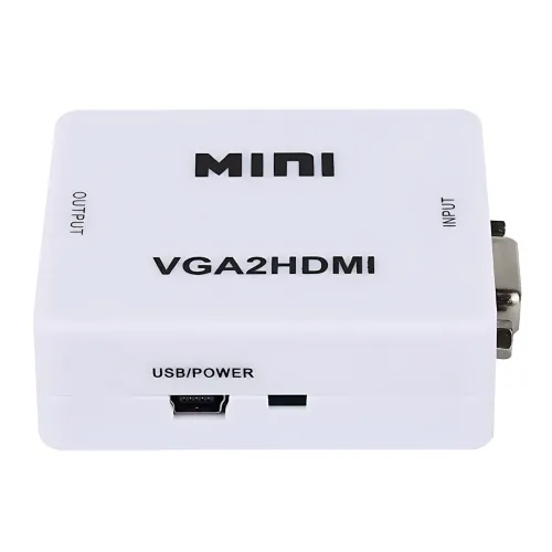 Конвертер VGA to HDMI с аудио, кабель-адаптер для преобразования VGA в HD (720P/1080i/1080P) - фото 3