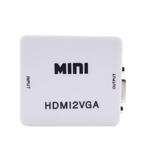 Конвертер HDMI to VGA з аудіо 3.5 мм, 1080P, живлення від HDMI - фото 2