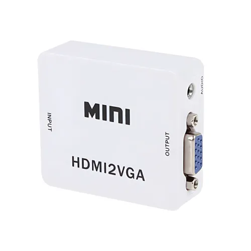 Конвертер HDMI to VGA з аудіо 3.5 мм, 1080P, живлення від HDMI - фото 3