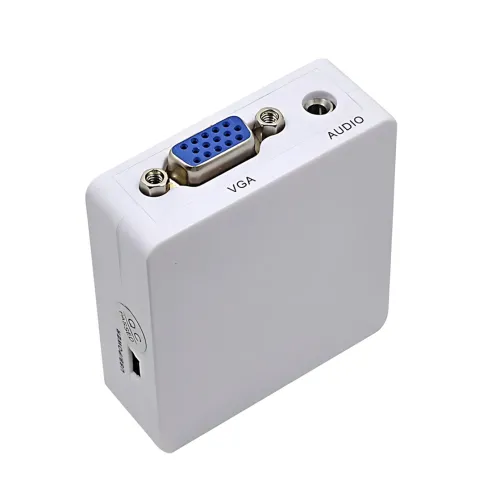 Конвертер HDMI to VGA з аудіо 3.5 мм, 1080P, живлення від HDMI - фото 4