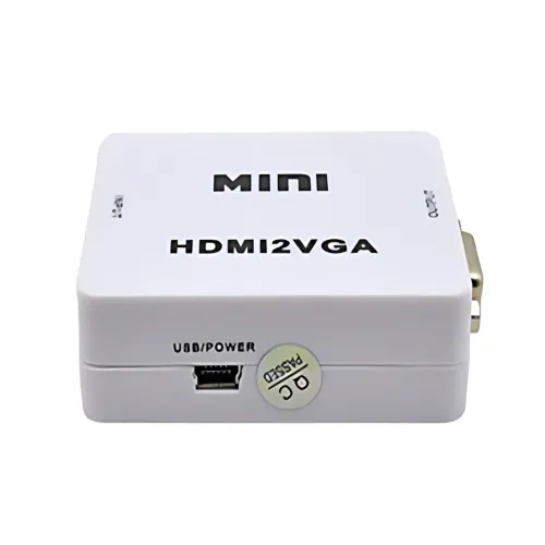 Конвертер HDMI to VGA з аудіо 3.5 мм, 1080P, живлення від HDMI - фото 5