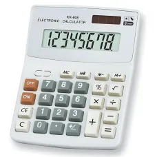 Калькулятор настольный бухгалтерский KK-808 с памятью, функциями процента и квадратного корня