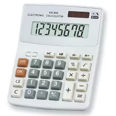 Калькулятор настольный бухгалтерский KK-808 с памятью, функциями процента и квадратного корня