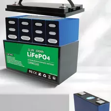 LiFePO4 аккумулятор 12.8V 100Ah – 12.5 кг, 5000+ циклов, BMS 100A