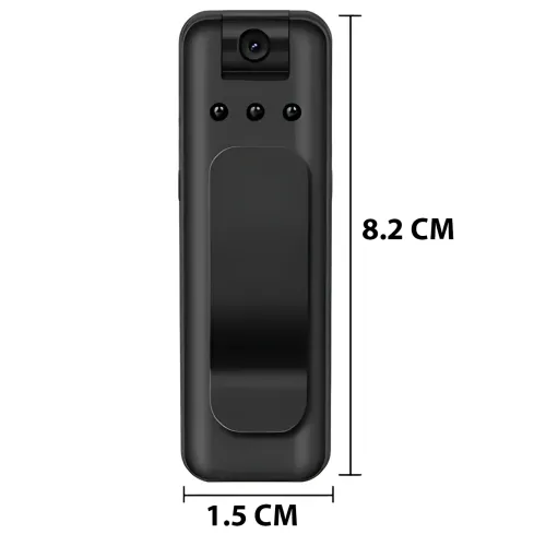 WI-Fi HD Body Camera з нічним баченням і записом 1080P, що перезаряджається, з магнітом і затискачем для одягу - фото 10
