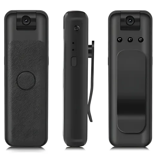 WI-Fi HD Body Camera с ночным видением и записью 1080P, перезаряжаемая, с магнитом и зажимом для одежды - фото 2