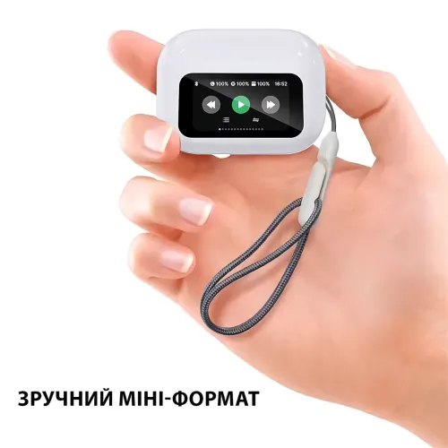 Бездротові навушники Borofone BW76 Brocade — Bluetooth 5.4, сенсорний екран, ANC, TWS, мікрофон, 4 год роботи - фото 9