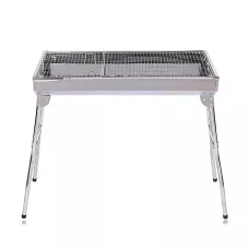 Складной гриль мангал BBQ GP-4273, нержавеющая сталь, 48 х 30 х 57 см, на 6 шампуров, решетка 48 х 30 см