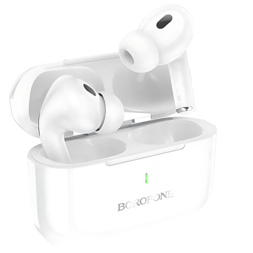 Bluetooth Гарнитура Borofone BW59 True с кейсом, беспроводные наушники с сенсорным управлением - фото 5