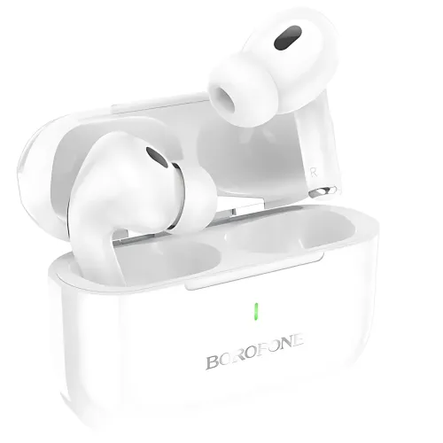 Bluetooth Гарнитура Borofone BW59 True с кейсом, беспроводные наушники с сенсорным управлением - фото 4