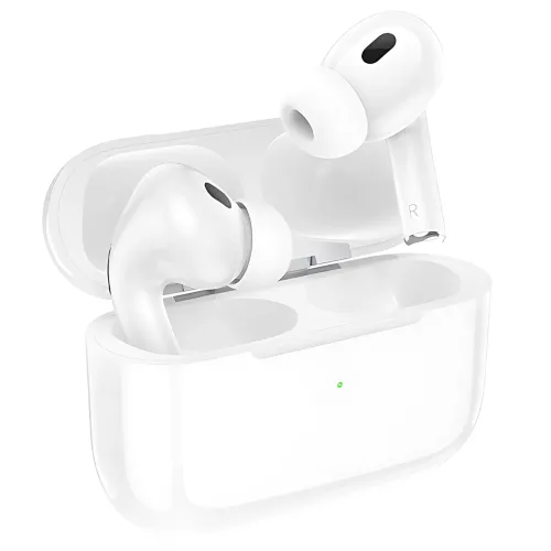 Bluetooth-гарнітура Borofone BW82, стерео, сенсорне керування, Bluetooth 5.4, LED-індикатор, білий - фото 2