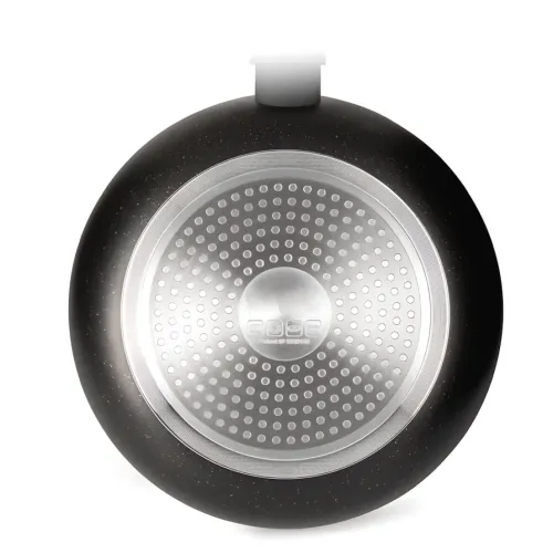Сковорода Higher Kitchen KH-320, 24 см, антипригарне мармурове покриття, soft-touch ручка, для всіх плит 26 - фото 4