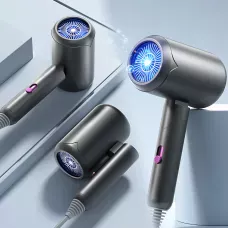 ​​​​​​​Фен для волос складной стайлер Air Blower LY-811, мощность 1800 Вт, 3 скорости, ионизация, серый