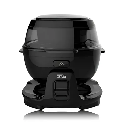 Smart-аерогриль Zepline ZP-140, аерофритюр 10 л, 4000 Вт, 18 програм, сенсорне керування, чорний - фото 2