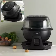 Smart-аерогриль Zepline ZP-140, аерофритюр 10 л, 4000 Вт, 18 програм, сенсорне керування, чорний