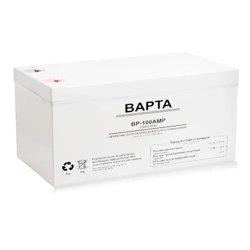 Гелевый аккумулятор BAPTA BP-100AMP 12В 100Ач – 22,5 кг, M8, 1800 циклов - фото 3