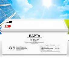 Гелевий акумулятор BAPTA BP-200AMP 12 В 200 А·год — 46,5 кг, 30 А, герметичний, глибокий розряд