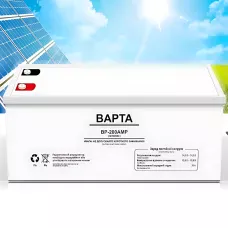 Гелевий акумулятор BAPTA BP-200AMP 12 В 200 А·год — 46,5 кг, 30 А, герметичний, глибокий розряд