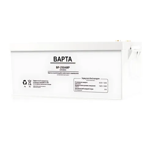 Гелевый аккумулятор BAPTA BP-250AMP – 12В, 250Ач, 35А, 53 кг, герметичный, необслуживаемый - фото 4
