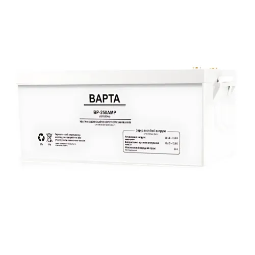 Гелевый аккумулятор BAPTA BP-250AMP – 12В, 250Ач, 35А, 53 кг, герметичный, необслуживаемый - фото 4