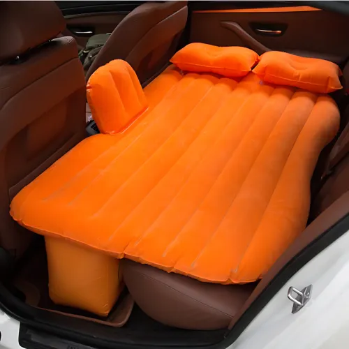 Надувний автомобільний матрац Car Mattress (140x87x45 см) з подушками, насосом 12V, велюровим покриттям - фото 10