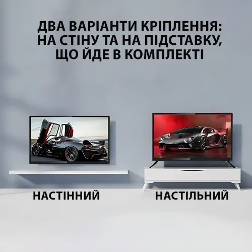 Телевизор Smart TVS42 – 42, 4K UHD, Android 14, Wi-Fi, Bluetooth, DV3 S2/T2/TC, 1GB+8GB, LED, 2×10W - фото 6
