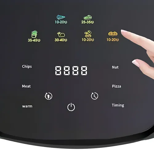 Аеро Гриль + фритюрниця + Сушарка 3в1 Zepline ZP-111 – 15 л, 3500 Вт, сенсорне керування, 8 програм - фото 6