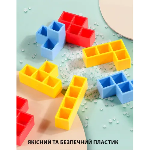 Настольная игра Tetris Tower ART-0492 – балансирующая башня, 32 блока, аналог Дженга, семейная логическая игра - фото 7