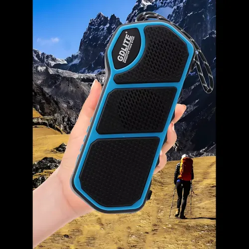 Портативная колонка с солнечной батареей и фонарем CCLAMP CL-823 – Bluetooth, USB, SD, FM, 5Вт, 1500 мАч Зеленый - фото 16