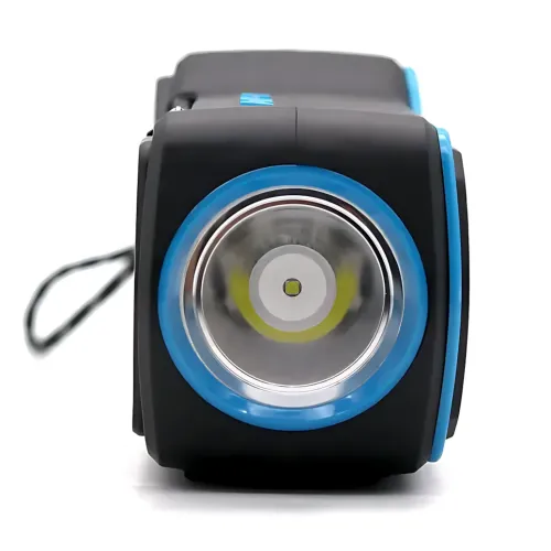 Портативная колонка с солнечной батареей и фонарем CCLAMP CL-823 – Bluetooth, USB, SD, FM, 5Вт, 1500 мАч Зеленый - фото 3