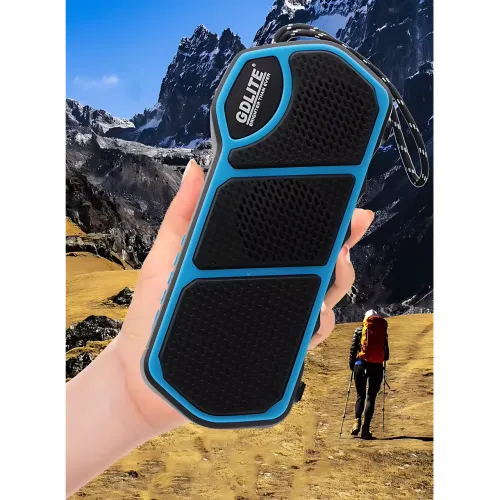 Портативная колонка с солнечной батареей и фонарем CCLAMP CL-823 – Bluetooth, USB, SD, FM, 5Вт, 1500 мАч Зеленый - фото 4