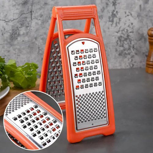 Тертка пластикова складана GRATER LY-320, 24.5×9.5 см, 150 г, ПП + неіржавка сталь 410, багатофункціональна Жовтий - фото 7