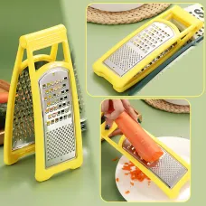 Тертка пластикова складана GRATER LY-320, 24.5×9.5 см, 150 г, ПП + неіржавка сталь 410, багатофункціональна Жовтий