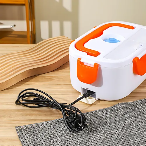 Ланч-бокс с подогревом The Electric Lunch Box 220V – 1.2 л, 2 отделения, герметичный контейнер, пароотвод - фото 18