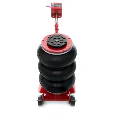 Пневматический домкрат 3Т lifting jack AND 5T  – 145-400 мм, 6-12 бар, колеса, регулируемая ручка