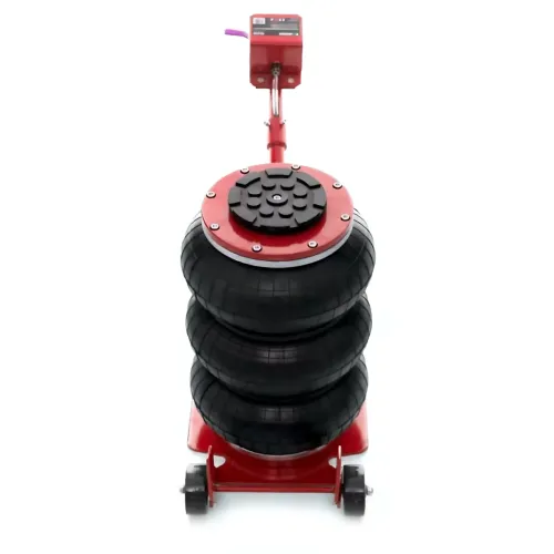 Пневматичний домкрат 3Т lifting jack AND 5T  — 145-400 мм, 6-12 барів, колеса, регульована ручка - фото 2