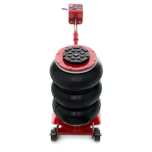 Пневматический домкрат 3Т lifting jack AND 5T  – 145-400 мм, 6-12 бар, колеса, регулируемая ручка - фото 2
