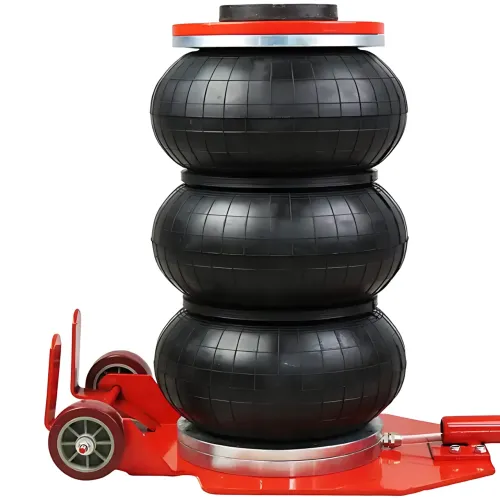 Пневматичний домкрат 3Т lifting jack AND 5T  — 145-400 мм, 6-12 барів, колеса, регульована ручка - фото 8