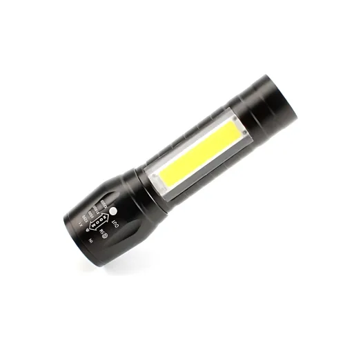 Фонарь тактический ручной аккумуляторный BL-511, USB с 3 режимами света и боковыми диодами CОВ - фото 4
