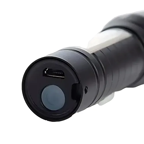 Фонарь тактический ручной аккумуляторный BL-511, USB с 3 режимами света и боковыми диодами CОВ - фото 6