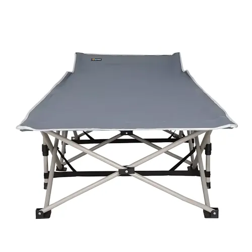Складной садовый и пляжный шезлонг 190×68×35 см – стальная рама, полиэстер 600×300D, до 150 кг, с чехлом - фото 6