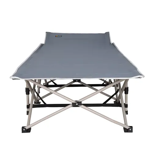 Складной садовый и пляжный шезлонг 190×68×35 см – стальная рама, полиэстер 600×300D, до 150 кг, с чехлом Черный - фото 4